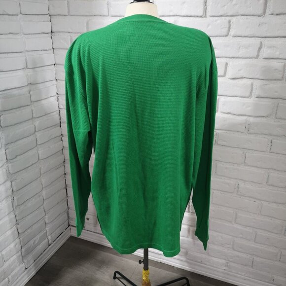 Dec. 25th Ladies Size XL Green Holiday Themed Straight Fit Sleep Shirt - Picture 2 of 8